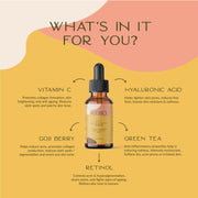 What's in the KOJO Skin Rejuvenating Serum for you.