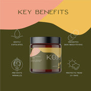 Key Benefits of KOJO  Gentle Exfoliating Scrub