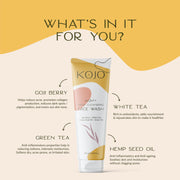What's in the KOJO Deep Cleansing Face Wash for you.