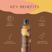 Key Benefits of KOJO Deep Nourishing Hair Oil.